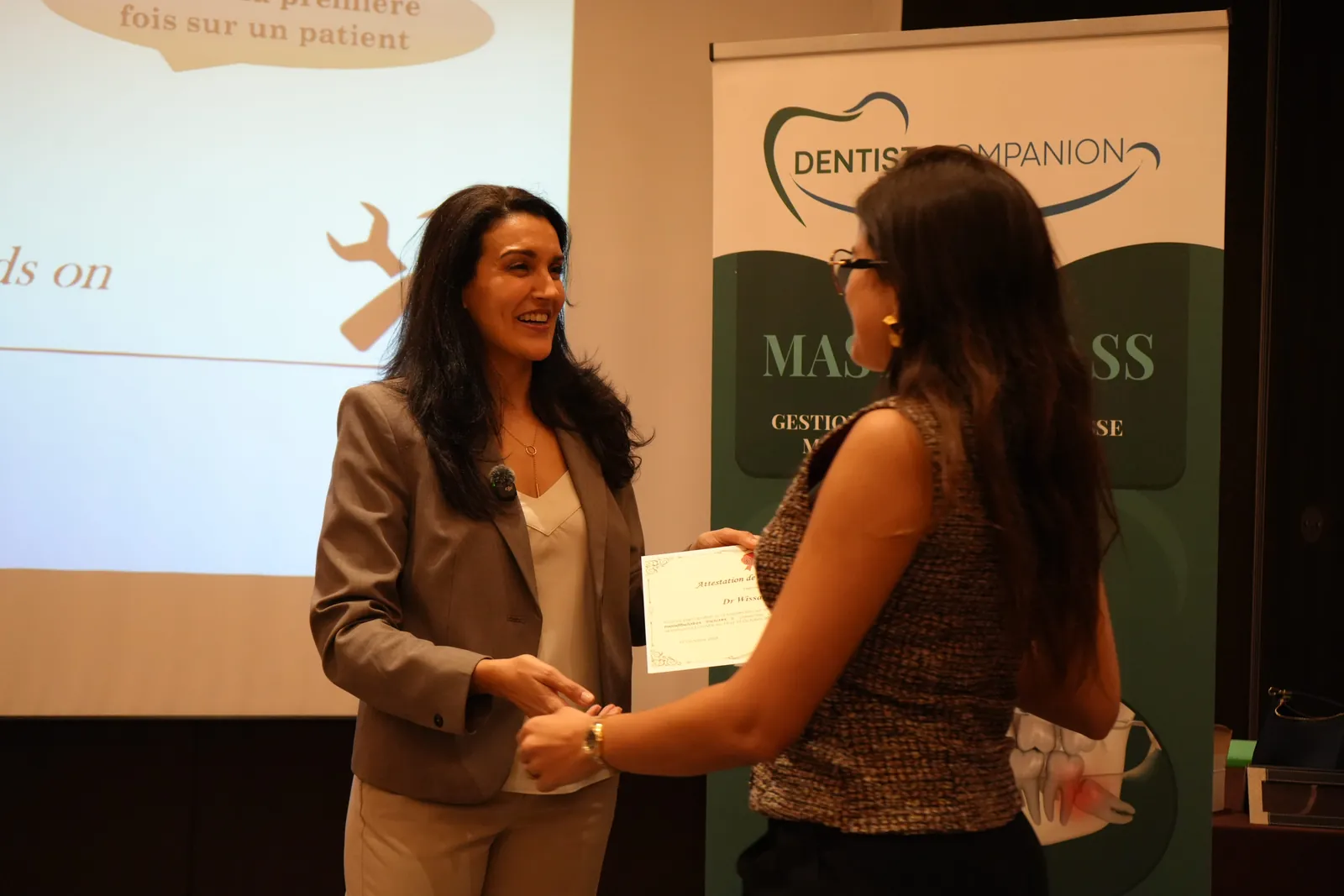Remise de certificat Dentist Companion