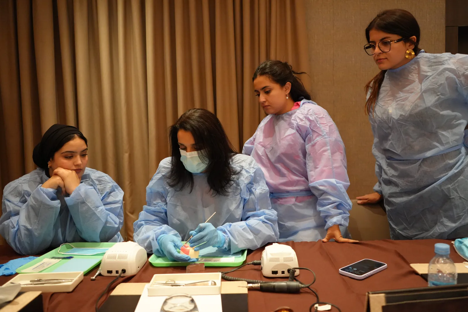 Participants en atelier pratique